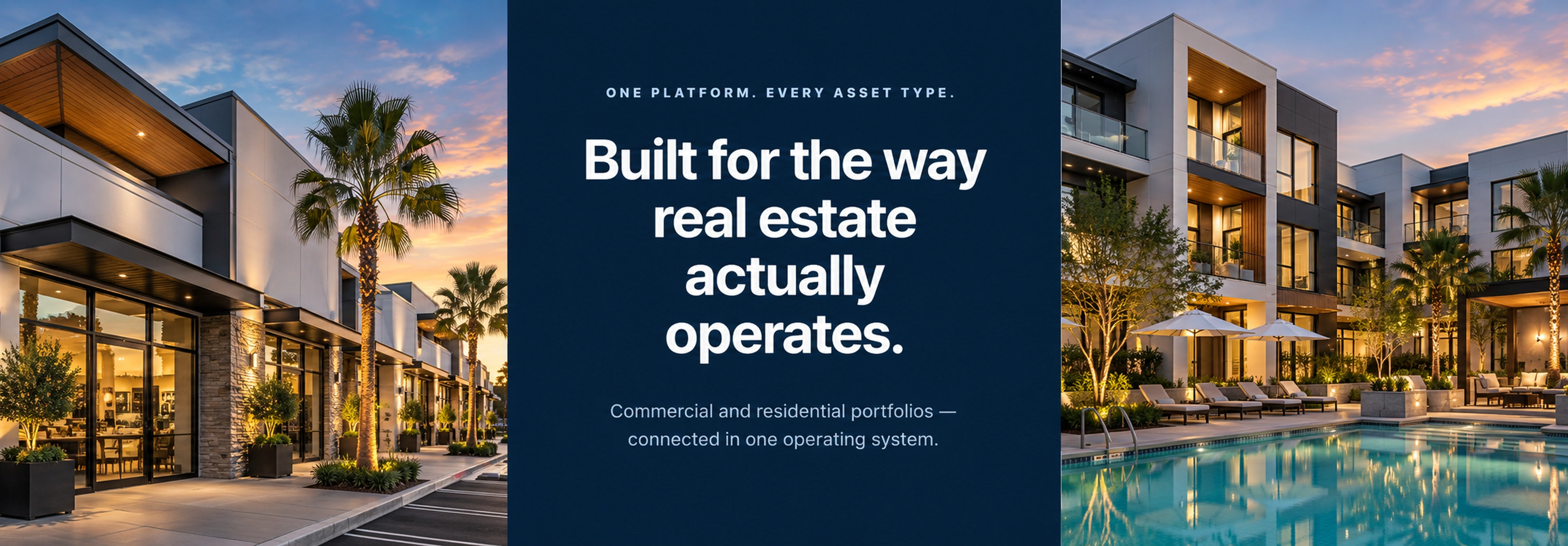 Proplexity commercial and residential real estate platform banner